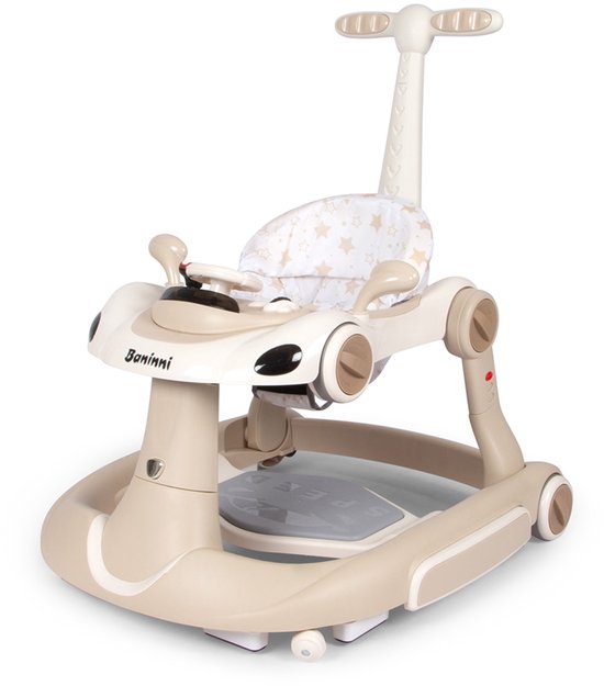 Baninni Loopstoel Mano 5-in-1 Beige van Merkloos