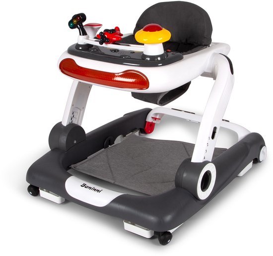 Baninni Loopstoel Vico 5-in-1 Grijs van Baninni