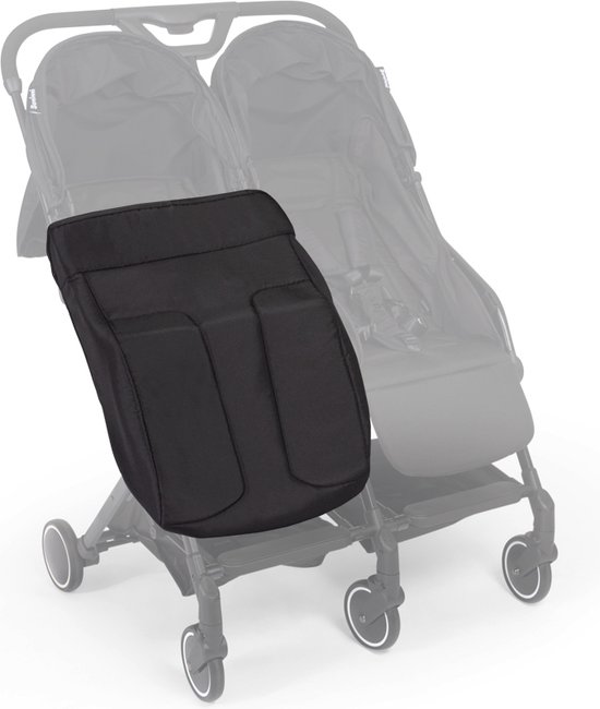 Baninni Voetenzak Voor Adige Duo Buggy Zwart van Baninni