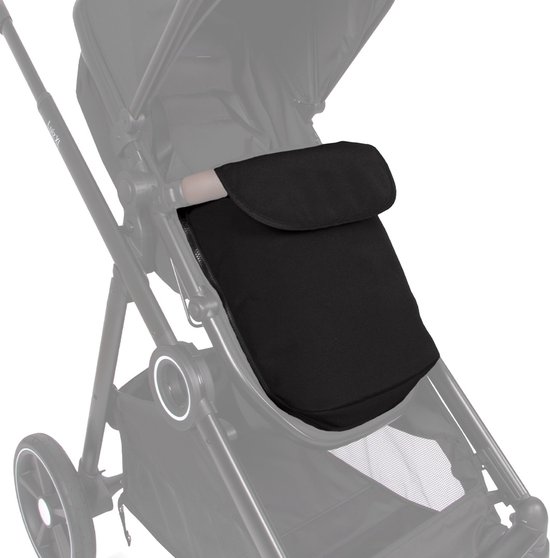 Baninni Voetenzak voor Duo Kinderwagen Luiz XL Zwart van Baninni