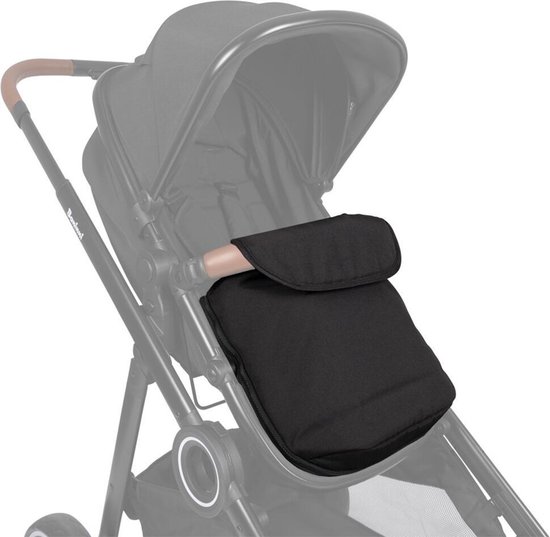 Baninni Voetenzak Voor Luiz Duo Kinderwagen Zwart van Baninni