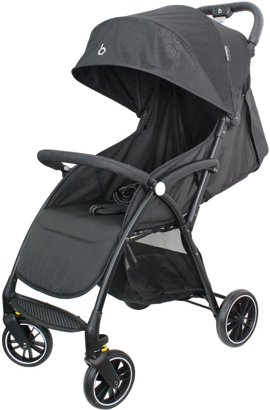 Baobaohao A9 Buggy – Ultra Lichtgewicht 4.6 kg – Compacte Reisbuggy – Opvouwbare Kinderwagen – Tot 22 kg – Verstelbare Rugleuning – 5-punts Veiligheidsgordel – EN1888 – Zwart