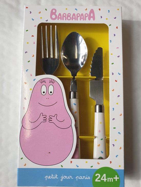Barbapapa Peuter bestek 3 dlg van Barbapapa