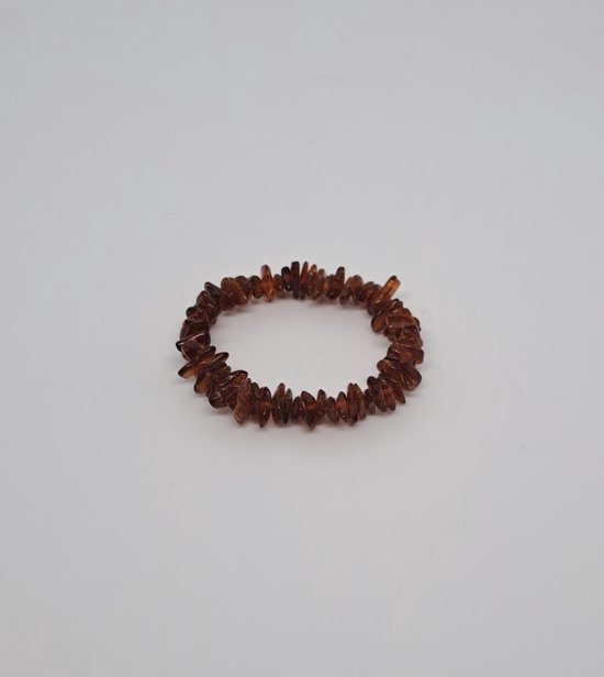 Barnsteen armband split elastiek kinder van Edelsteen Atelier