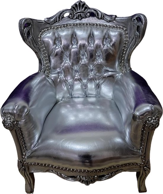 Barok zilveren kinderfauteuil van PimXL