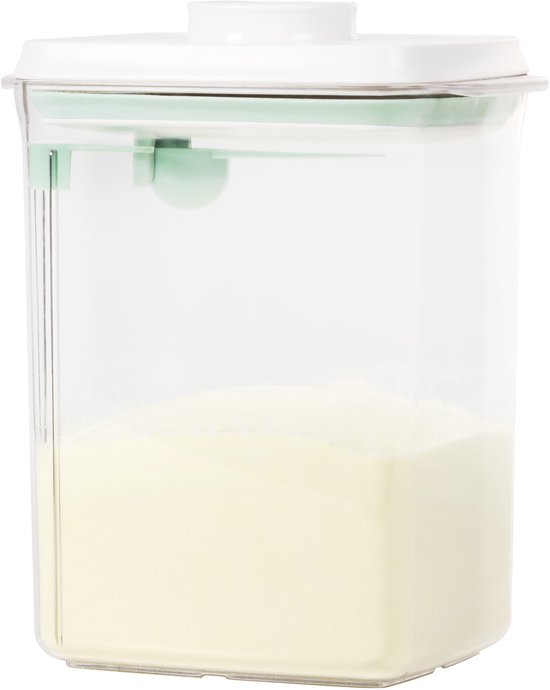 BayBoo Melkpoeder Bewaardoos 2300 ml Met Doseerschepje - Babyvoeding Container | Luchtdicht, BPA-vrij, Doseerdoos, Eiwitpoeder Dispenser van Merkloos
