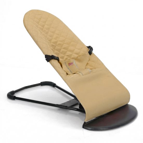 BayBoo Wipstoel Beige - Baby Bouncer - Makkelijk Meenemen - Swing Stoel van Merkloos