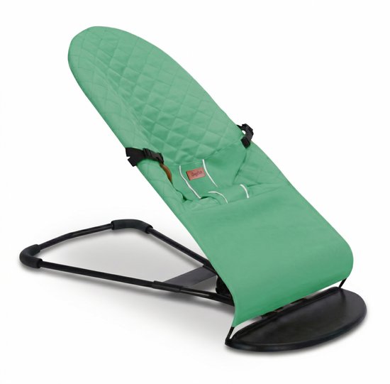 BayBoo Wipstoel Groen - Baby Bouncer - Makkelijk Meenemen - Swing Stoel van Merkloos