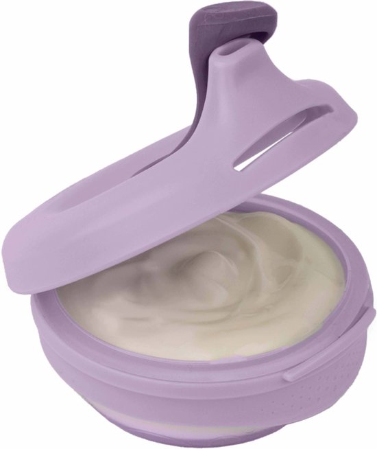 b.box Fill + Feed Knijpbakje | Herbruikbaar Knijpzakje voor Baby's en Peuters | Siliconen Bakje, Plastic Deksel | Vaatwasser- en Magnetronbestendig | BPA-vrij | Vanaf 4 maanden | 110 ml van b.box