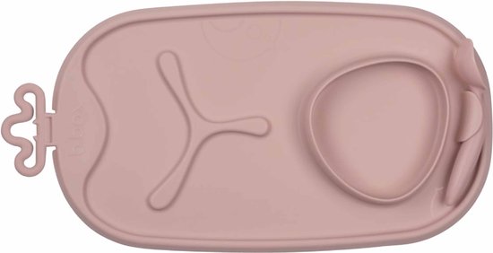 b.box Roll + Go-placemat - Leuke placemats voor Baby's en Peuters, Driedelige Verdeler en Kom - Reisvriendelijk en Geschikt voor de Meeste Kinderstoelen van b.box