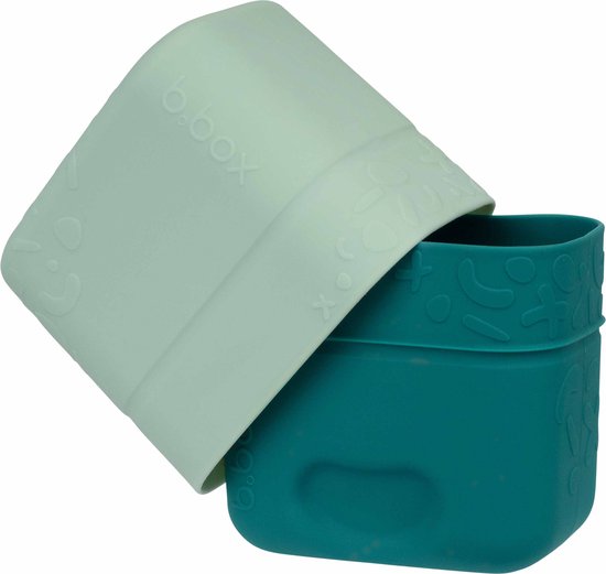 b.box Silicone Snackbeker | Herbruikbare Opbergcontainer voor Maaltijdbereiding | Past in b.box Lunchbox | Oven-, Magnetron-, Vriezer- & Vaatwasserbestendig van b.box