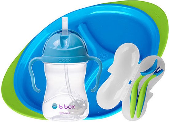 B.box Zestaw do jadalni - niebieski van b.box