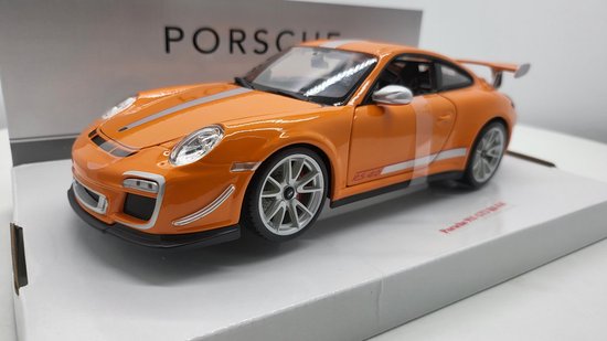 Bburago Porsche 911 GT3 RS 4.0 2012 Limited edition 3000 stuks - modelauto - schaalmodel - oranje - schaal 1:18 van Merkloos