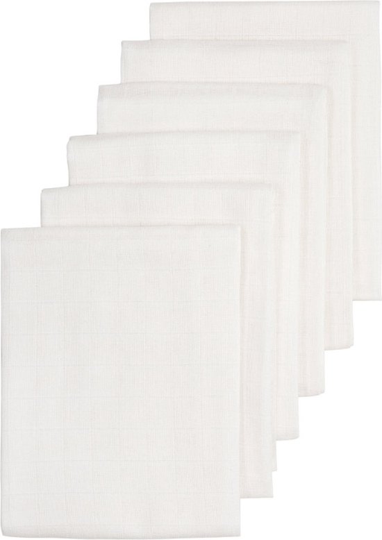 BD Collection Hydrofiele Luiers Wit 60x60cm (6 stuks)