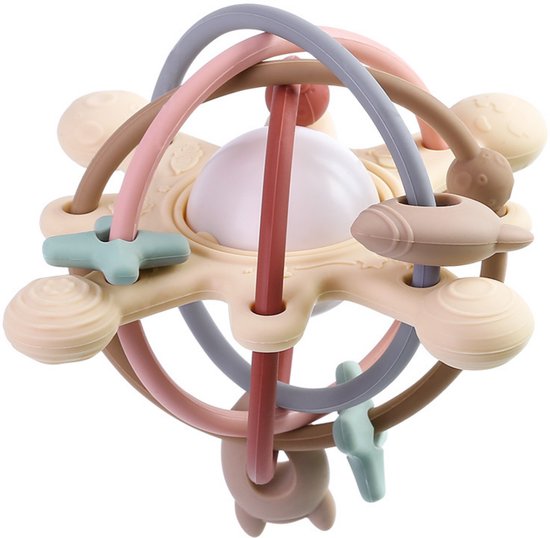Be Sure Store® - Raketpret - Baby Speelgoed - Speelgoed 1 Jaar - Montessori Speelgoed - Speelgoed 6 Maanden - Speelgoed - Kinderspeelgoed - Bijtring - Rammelaar - Educatief Speelgoed - Baby van Be Sure Store®