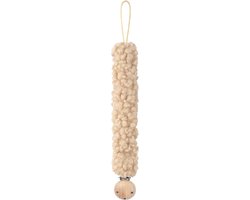 Be Sure Store® Warm Beige Teddy Speenkoord - Teddy - Kraamcadeau - Speenkoord - Speendoekje