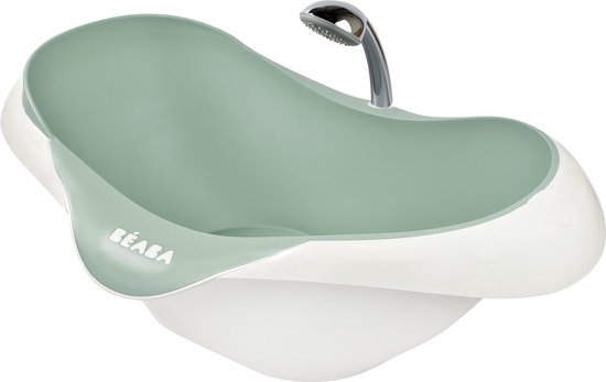 Béaba Camele'o® Babybad - 29L - Antislip & Zacht - Groen - Met Afvoerpunt - Gemaakt in Frankrijk van Beaba