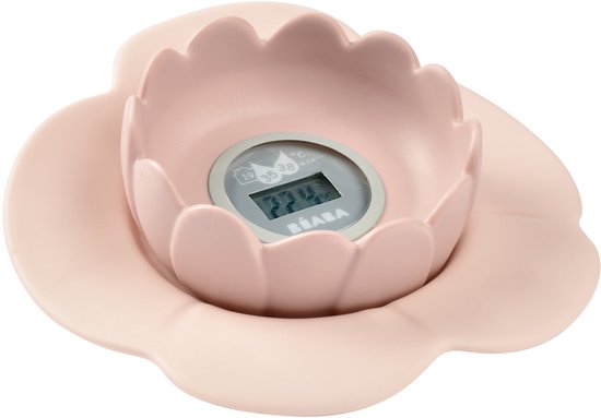 Béaba Digitale Badthermometer - Roze - 2-in-1 Bad- & Kamertemperatuur