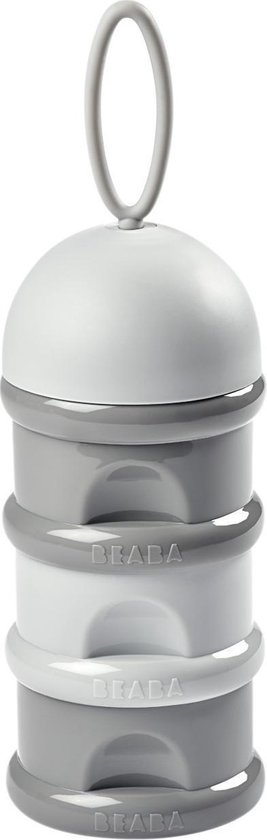 Béaba - Melkpoeder doseerdoosjes - 3 doosjes - Stapelbaar - Grijs van BEABA