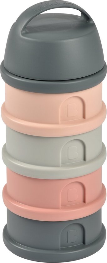 Béaba - Melkpoeder doseerdoosjes - Pink/Grey van BEABA