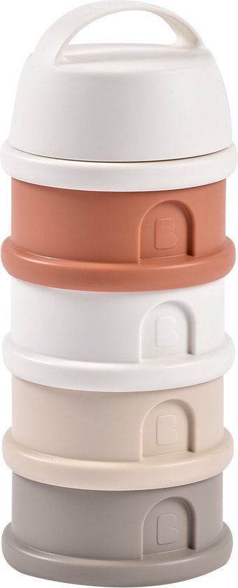 Béaba - Melkpoeder doseerdoosjes - Terracotta/Grijs van BEABA
