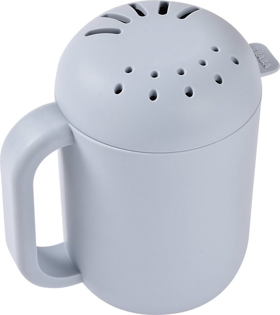 Béaba Siliconen Hoofdsproeier - 2-in-1 Spoeler & Badspeelgoed - Pebble - Voor in Bad - Vanaf 0 jaar van Merkloos