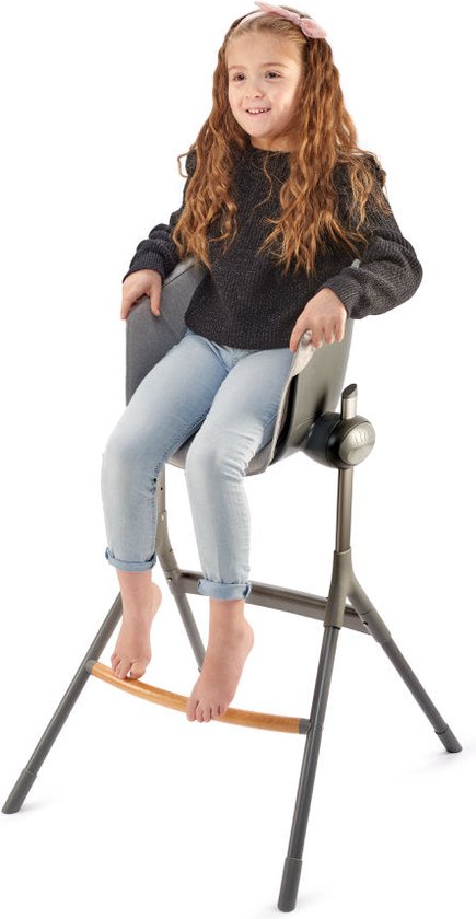 Beaba up & down Kinderstoel - Donkergrijs van Merkloos