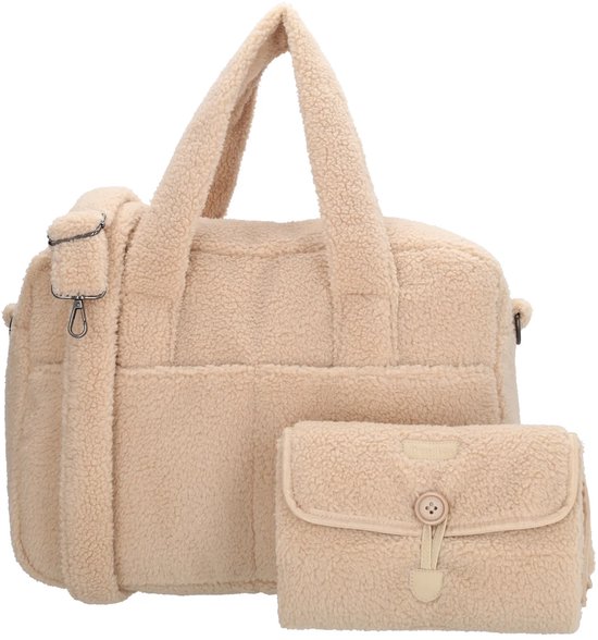 Beagles Lugo Luiertas - Teddy - Shopper - Baby - Mama Tas - Verschoningstas - Diaper Bag - Crème