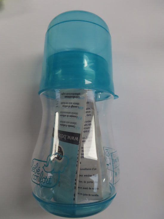 bebe confort zuigfles, zelfsterliserende papfles, 240ml brede hals van Bebe Confort