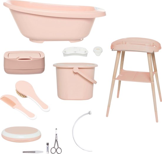 Bébé-Jou 7-Delige Badset Sense Pale Pink van Bébé-jou