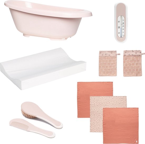 Bébé-jou Badset Sense Hydrofiel Mellow Rose van Bébé-jou