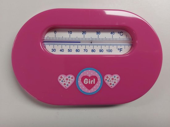 Bébé-jou - Kamer themometer - Fuchia - Girl van Bébé-jou