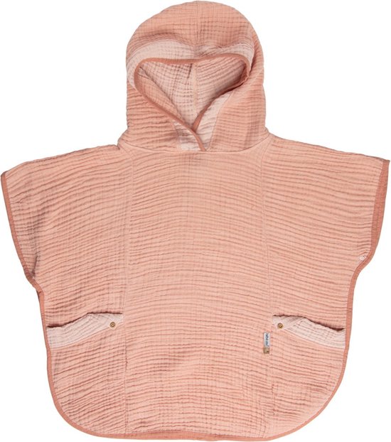 bébé-jou Poncho Badcape - 86/98 - Pure Cotton Pink van Bébé-jou
