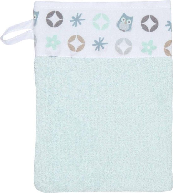 Bebe-jou washandje Owl family van Merkloos