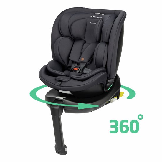 Bebeconfort Artemis 360 i-Size - Autostoel - Mineral Black - Vanaf de geboorte tot 12 jaar oud van Bebeconfort