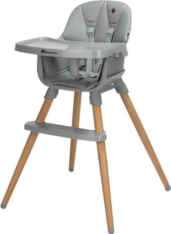 Bebeconfort Avista 2-in-1-kinderstoel, kinderstoel vanaf 6 maanden, om te vormen kinderstoel, vanaf 6 maanden tot circa 6 jaar, tot 30 kg, Tinted Gray van Bebeconfort