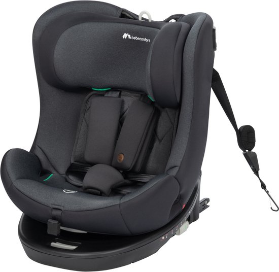 Bebeconfort EvolveFix i-Size - Autostoeltje - Tinted Black - Vanaf de geboorte tot 12 jaar van Bebeconfort
