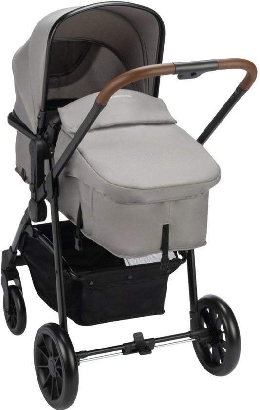 Bebeconfort Haze Trio - 3-in-1 reissysteem kinderwagen - 0-4 jaar (0-22 kg) - 2-in-1 zitgedeelte - Mineral Gray van Bebeconfort