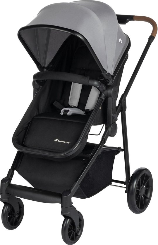 Bebeconfort Haze Trio - 3-in-1 reissysteem kinderwagen - 0-4 jaar (0-22 kg) - 2-in-1 zitgedeelte - Tinted Gray van Bebeconfort