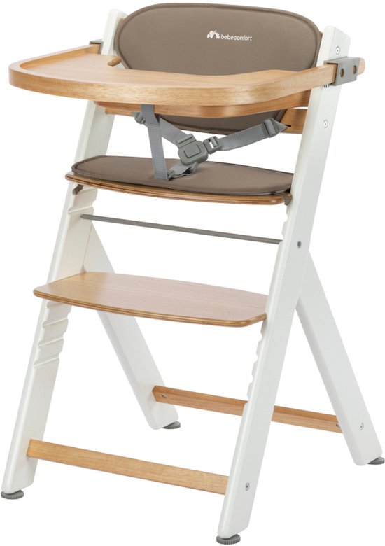 Bebeconfort Timba 2 met verkleinkussen - Kinderstoel - Light Wood - 6 maanden tot 10 jaar oud van Merkloos