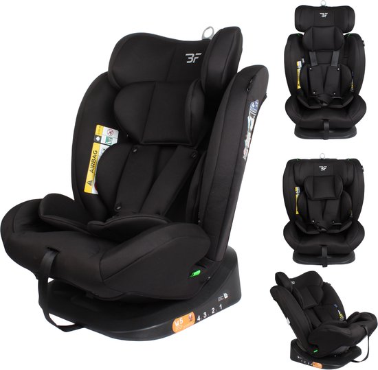 Bebies First Autostoel Groep 0/1/2/3 Entour I-Size Zwart van Merkloos