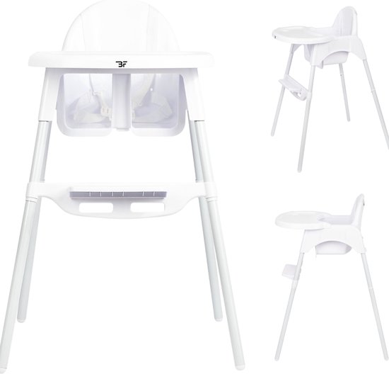 Bebies First Kinderstoel 3 In 1 Sella Wit van Bebies First