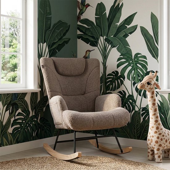 Bebies First Schommelstoel Bruin van Merkloos