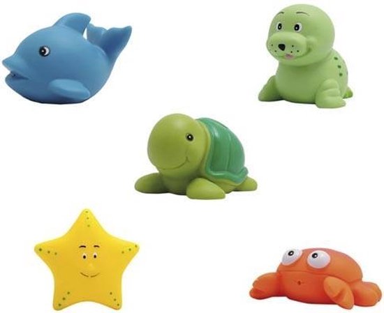 Beco Waterdiertjes Splashy Junior 2,5 - 8 Cm 5 Stuks van Beco
