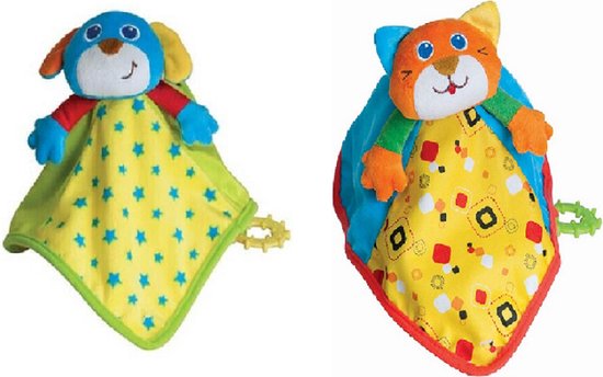 Beeboo Knuffeldoekje met bijtring en rammelaar van BEEBOO