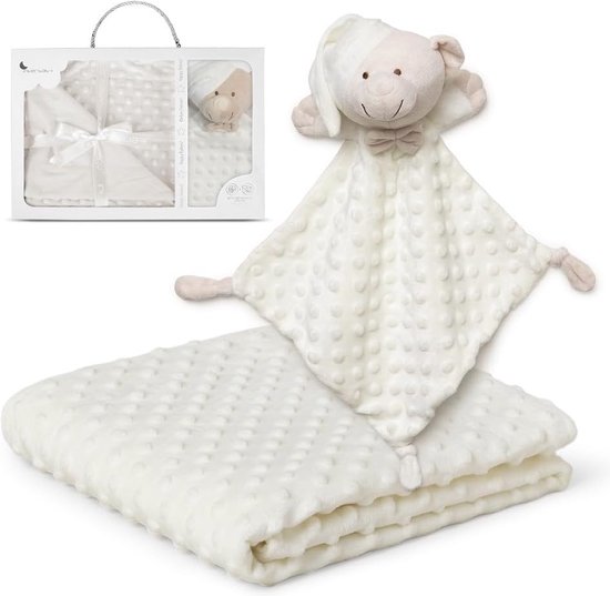 Beige Deken met Blaas en Dou Dou Beer voor Baby's van Jollein