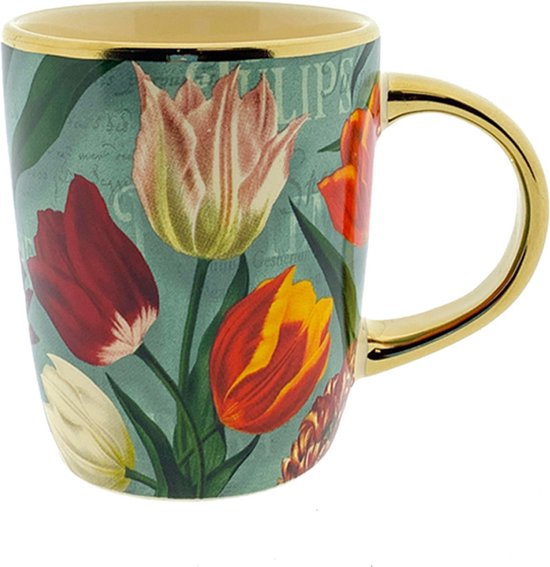 Beker klein pretty tulps groen van Pip Studio