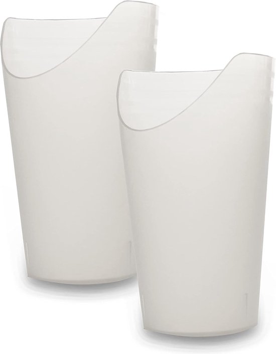Beker met Neusuitsparing voor Comfortabel Drinken - Set van 2 voor Senioren en Volwassenen van Able2
