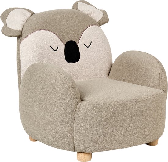 BELIANI HERVIK - Kinderfauteuil - Taupe - Polyester van Merkloos