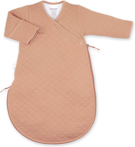 BEMINI Babyslaapzak - MAGIC BAG 0-1m - TOG 1.5 - Gewatteerd comfort - Beige